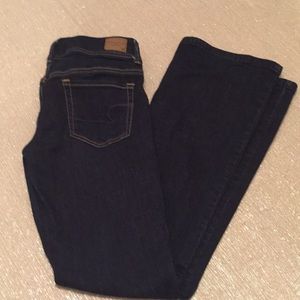 American Eagle boot cut jeans , dark wash, 8